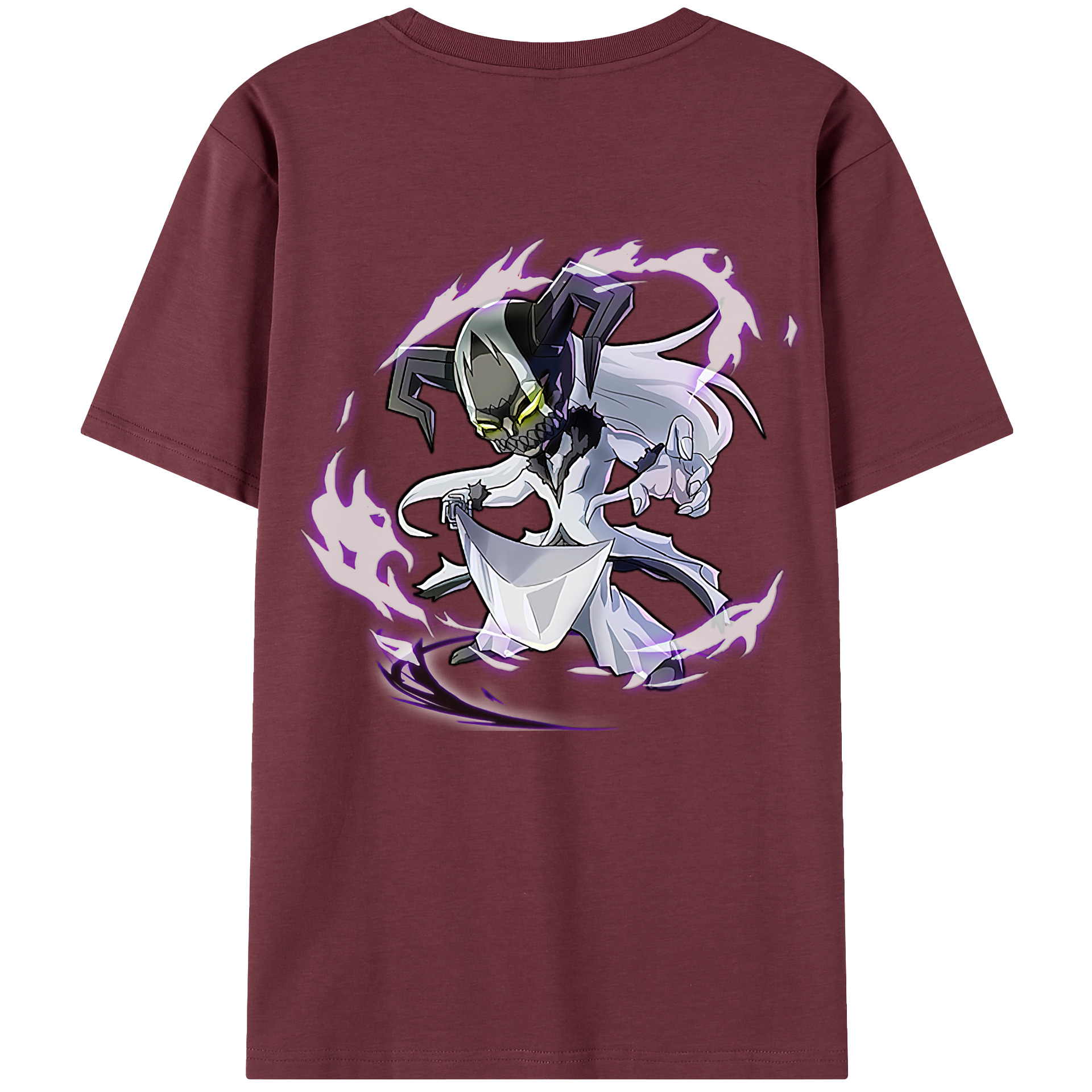 （画像用） ブリーチ 黒崎一護（くろさき いちご）BLEACH Kurosaki Ichigo 綿100％半袖Tシャツ（背面プリント）